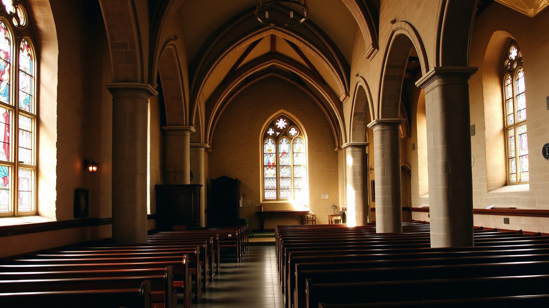Intérieur d'église